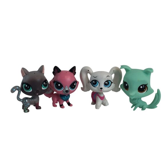 Littlest Pet Shop LPS Figures #3598 Collie/4012 Cat/3687 Princess Stori/298 Dog - Picture 1 of 13